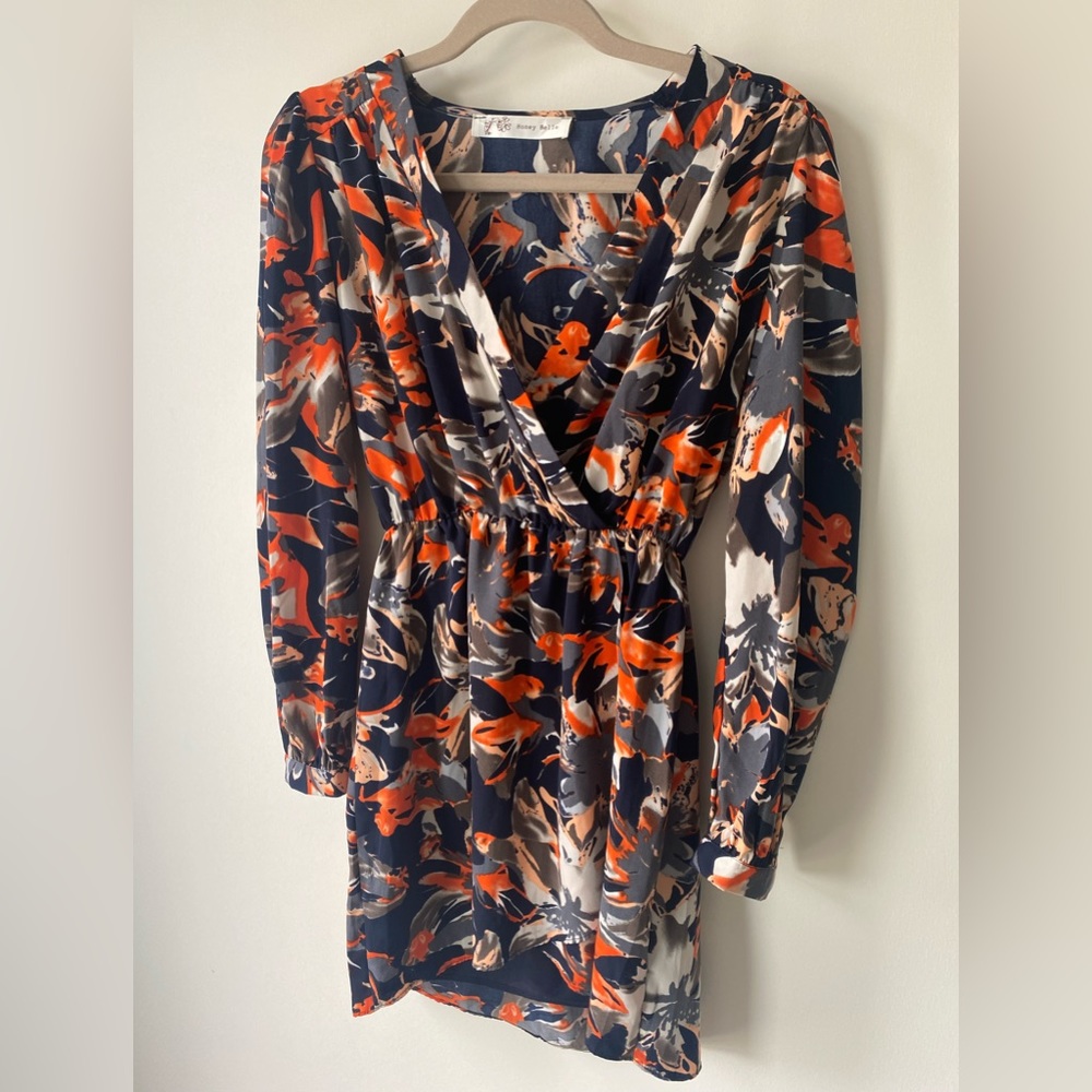 Honey Belle, Faux-Wrap Dress (S)